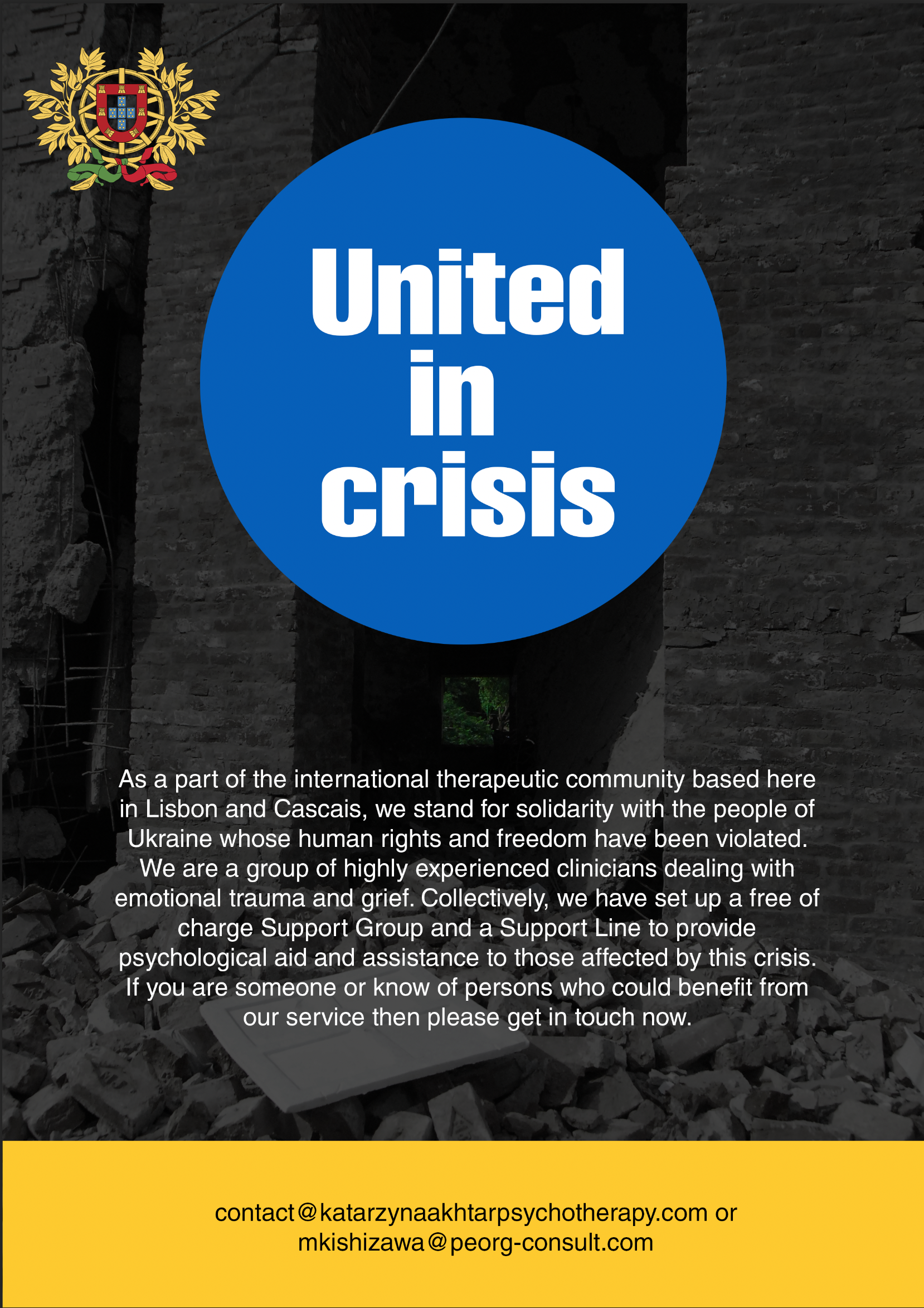 Informacyjna ulotka (Ukraina)